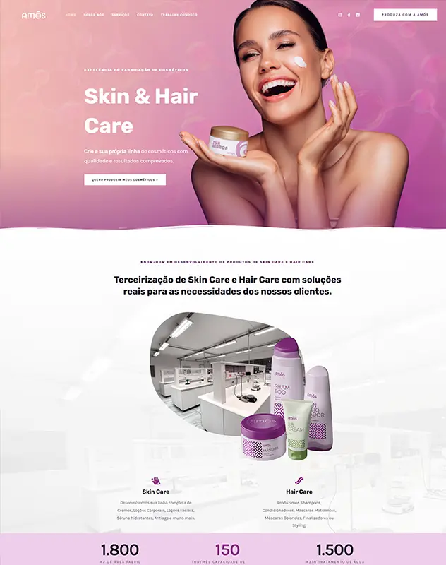 Criacao-de-Sites-Empresa-que-cria-desenvolvimento-desenvolve-site-Beleza-Cosmetico-Skin-Care-Hair-Cosmeticos-Coferly-Web-Sao-Paulo-Agencia-M45-Arte